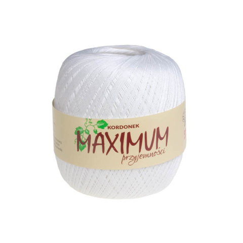 KORDONEK nici Maximum Nr 10/3 100 g x 565 m - biały