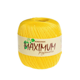 KORDONEK nici Maximum Nr 10/3 100 g x 565 m - żółty (1505)