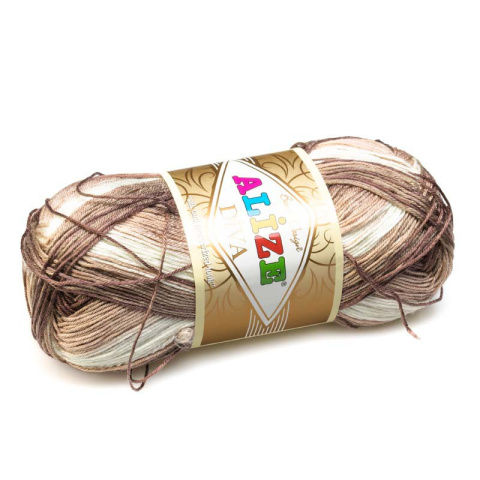 Włóczka Alize Diva Batik - mikrofibra - 100g - 1815