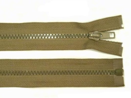 Zamek błyskawiczny kostkowy 5mm dł. 30cm - khaki