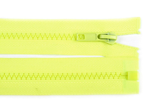 Zamek błyskawiczny kostkowy 5mm dł. 35cm - zielony neon