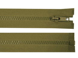 Zamek błyskawiczny kostkowy 5mm dł. 60cm - khaki