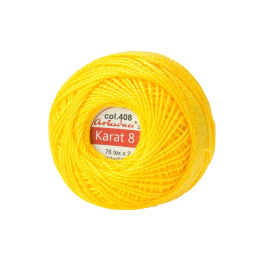 KORDONEK nici KARAT 8 ARIADNA 76x2 10g/65m - żółty 408