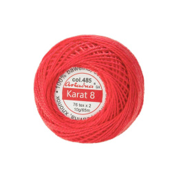 KORDONEK nici KARAT 8 ARIADNA 76x2 10g/65m - karmazynowy 485