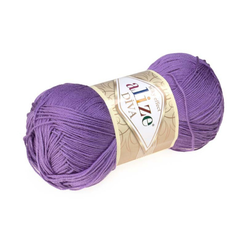 Włóczka Alize Diva - mikrofibra - 100g - fioletowy (622)