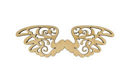 Drewniane skrzydła - ażurowe wz. 3 - 10x3,5 cm
