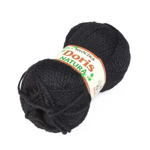 Włóczka Doris - 100g - czarny (30)