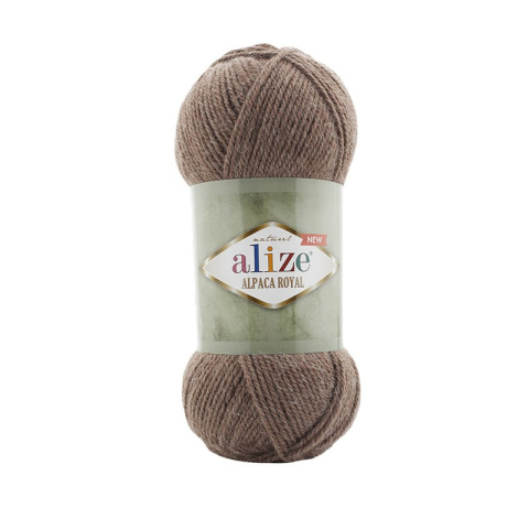 Włóczka Alize Alpaca Royal - 100g - brąz (688)