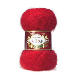 Włóczka Alize Kid Royal - 50g - czerwony (56)