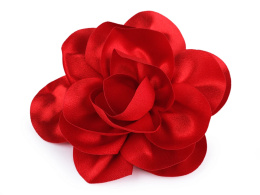 Broszka, spinka - kwiat - czerwony