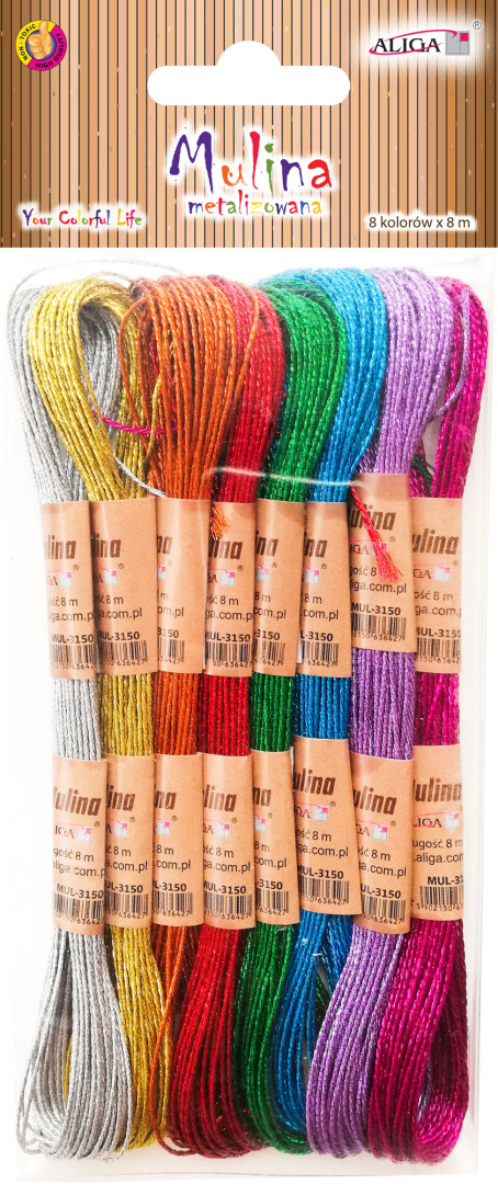 Mulina metalizowana - mix