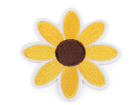 Naprasowanka łata wz.144 - kwiat żółty