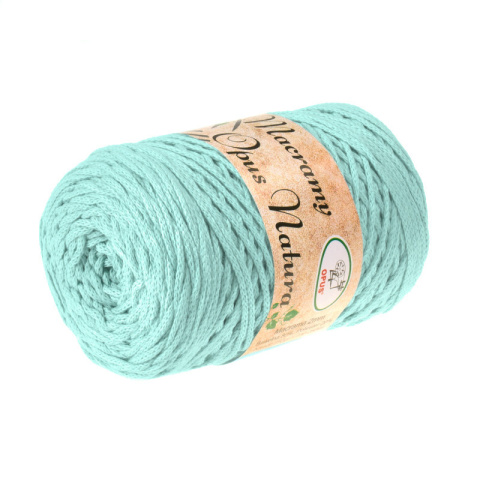 Sznurek pleciony 2 mm - miętowy (126)