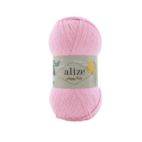 Włóczka Alize Happy Kids - 100g - jasny różowy (185)