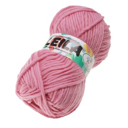 Włóczka Leila - 100% merino - róż (216)