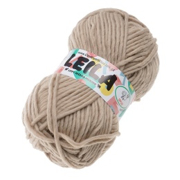 Włóczka Leila - 100% merino - beż (161)