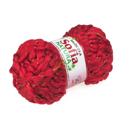 Włóczka Sofia - 100g - czerwony (62)