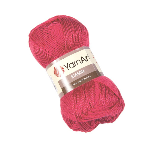 YarnArt Etamin - ciemny róż (445)