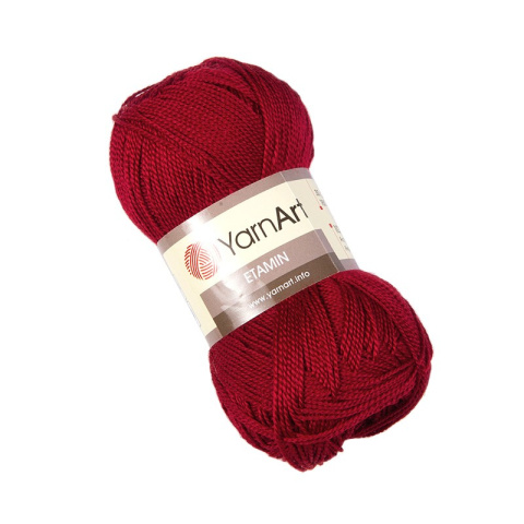 YarnArt Etamin - ciemny czerwony (450)