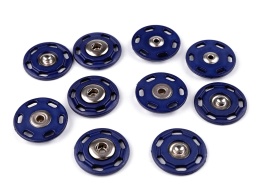 Zatrzaski plastikowe - Ø25mm - ciemny niebieski